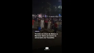 Tiroteio em show de Maiara e Maraísa deixa um morto no aniversário do Tocantins