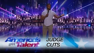 Preacher Lawson: Comedian Hilariously Describes Being Catfished Online - America's Got Talent 2017