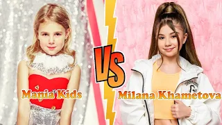 Milana Khametova VS Mania (Vania Mania Kids) Transformation 👑 New Stars From Baby To 2023