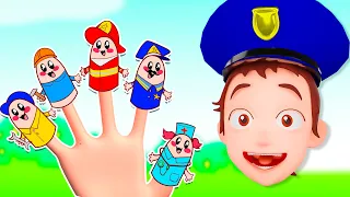 Police Finger Family | Best Kids Songs and Nursery Rhymes