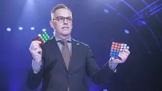 Rune Carlsen med fortryllende Rubiks kube-opptreden (Norske talenter 2018)