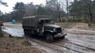 Dodge 6x6 Gmc Willys in heavy mud (02)