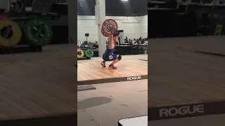 ridiculous snatch save - Aaron 92kg