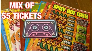 Mix of $5 Tickets‼️ California Lottery Scratchers🤞🍀🍀🍀