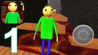 Baldi Horror Basics Chapter 2 Gameplay Walkthrough Part 1 Level 1-7 (IOS/Android)