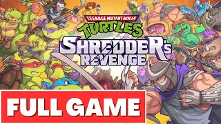 TEENAGE MUTANT NINJA TURTLES: SHREDDER'S REVENGE FULL GAME Gameplay Walkthrough - No Commentary