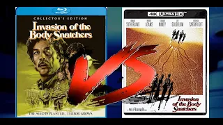 INVASION OF THE BODY SNATCHERS (1978)  4KUHD VS BLURAY SIDE BY SIDE COMPARISON