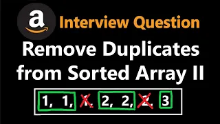 Remove Duplicates from Sorted Array II - Leetcode 80 - Python