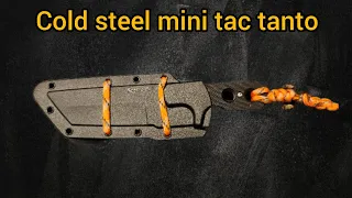 Шейный нож cold steel mini tac tanto.