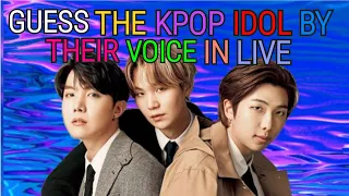 KPOP GAME - GUESS THE KPOP IDOL BY THEIR VOICE IN LIVE