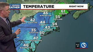 Technical Discussion:  From frosty to near 70, big temperature swings ahead!