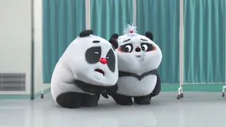 【Bamboo Panda ❤】Plz Stay Strong | Chinese Short Animation | Funny #panda #shorts