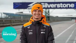 F1 Star Lando Norris Races Towards The Start Of The New Season | This Morning