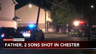 Triple shooting wounds father, his adult sons in Chester