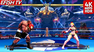 Balrog vs Cammy (Hardest AI) - Street Fighter V | PS5 4K 60FPS