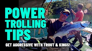 How To Power Troll Spoons For Rainbows & Kings (Lk Berryessa) #fishing #trolling #trout #salmon