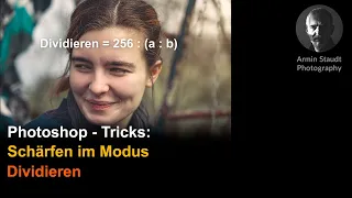 Photoshop - Tricks: Schärfen im Modus Dividieren