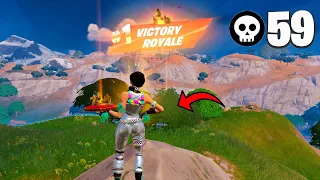 59 Kill Solo Vs Squads "Fortnite Chapter 5 - Season 2" Full Gameplay Wins (Fortnite PC Keyboard)