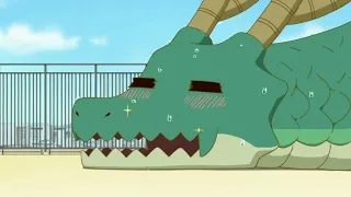 Kobayashi gives Tohru a bath (Dub)