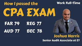 How I Passed the CPA Exam while working full-time?