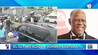 Caravana por el DN: Trasladan restos de Johnny Ventura al cementerio Cristo Redentor