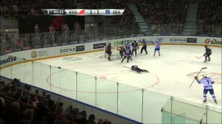 SKA @ Avangard 02/03/2015 Highlights / Авангард - СКА 2:3