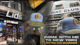 FITTED HAT SHOPPING VLOG: NEW YORK CITY | LIDS & HATCLUB PICKUPS