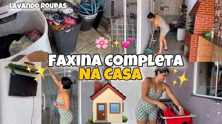 FAXINA COMPLETA NA CASA 🏡 - 8 horas de Faxina CANSEI 🥵 - ROTINA DE DONA CASA - DECOREI O LAR 💖✨🏡