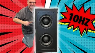 Shocking 10 HZ Home Theater In Wall Subwoofer - BELIEVE IT!