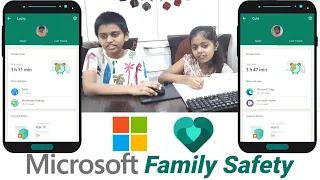 MICROSOFT FAMILY SAFETY APP | Parental Controls Windows 10 | Supervise Kids Laptop Monitor Children