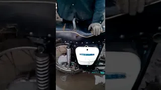Мотоцикл с двиготелем от дружбы