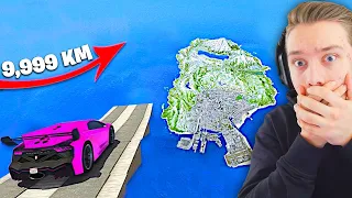 Kan Je Over De Map SPRINGEN In GTA 5?! (Mods)