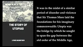 The Story of Utopias 🎧 By Lewis Mumford. FULL Audiobook