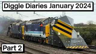 DRS Class 37's Bow Out In STYLE! | Diggle Diaries: January 2024 Pt 2