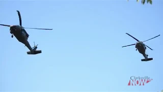 Black Hawk helicopters land at APSU