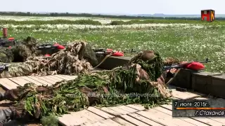 На линии Фронта - Снайпера Первого Казачьего Полка на учениях