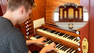 Beautiful Organ with „Golden Pipes“ in Duxbury - Organ Demonstration - Paul Fey