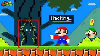Super Mario Bros. but Mario Using HACKS to Cheat in Hide N' Seek Challenge! | Game Animation