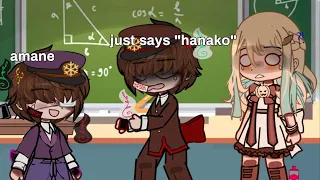 hanako teaching tsukasa how to say his name. || short skit || gacha tbhk || didn't work