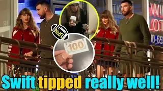 OMG! Waiter at LA restaurant says Taylor Swift tips extremely well on date with Travis Kelce