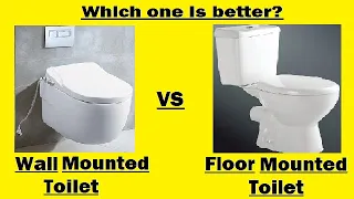 Wall Mounted vs Floor Mounted Toilets