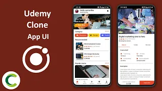 Online Learning App UI in ionic | Udemy Clone Ionic