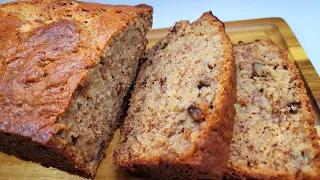 SUPER MOIST BANANA BREAD| recipe