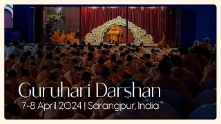 Guruhari Darshan, 7-8 Apr 2024, Sarangpur, India