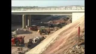 Bau der Thüringer Wald Autobahn