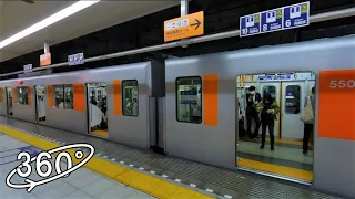 [8K 360° VR]  Walk in Terminal Station in Tokyo, Japan / May 2021【北千住駅の駅構内散歩 / 高画質 360度 VR映像】