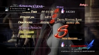 DMC4 SE - Mission 20 S Rank Human Lady