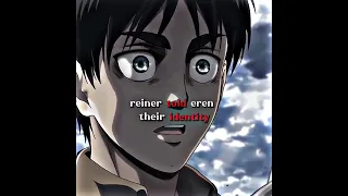 •|Best plot twist in Attack on titan|Aot edit|•