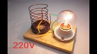 Electric free energy light bulb with magnet new technology idea 2019