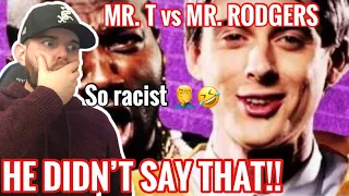 [Industry Ghostwriter] Reacts to: Mr T vs Mr Rogers. Epic Rap Battles of History- SO MESSED UP